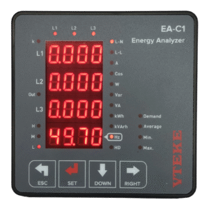 ENERGY ANALYZER 7 SIGMENTS 4 DISPLAYS, RS-485 Communication (EA-C1)