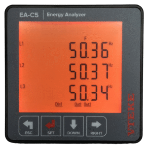 Network Analyzers (2-55 Harmonic Measurement, RS-485 Communication, Custom LCD) (EA-C5)
