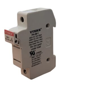 Cylindrical DIN Rail Fuse-holder 10 X 38 (FH-38)
