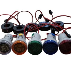 Pilot indicator Voltmeter and Ammeter (22mm)