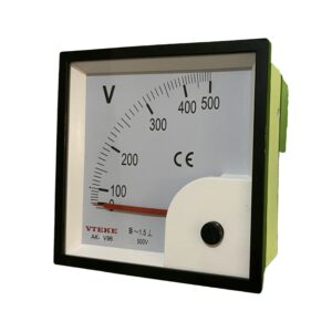 Analog Direct Voltmeter 96 x 96, 500V, 300V or 600V
