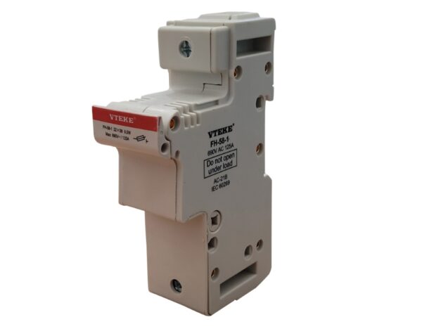 Cylindrical DIN Rail Fuse-holder 22 X 58