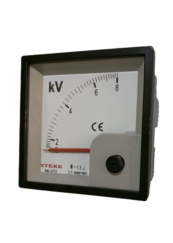 MV (kV) Analog Voltmeter 96 X 96 (PT Required)
