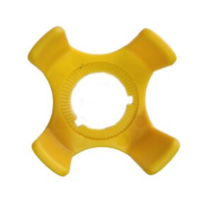 BUTTON PROTECTION WITH FOUR FEET -YELLOW