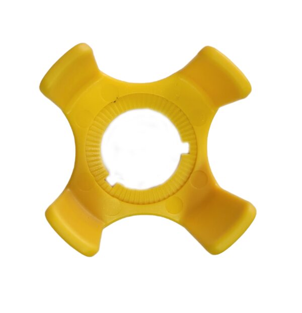 BUTTON PROTECTION WITH FOUR FEET -YELLOW