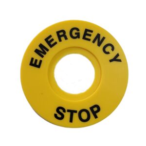 EMERGENCY STOP MARKING CIRCLE -YELLOW