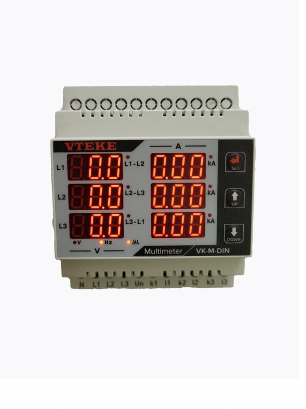 DIN Rail Mount Multimeter