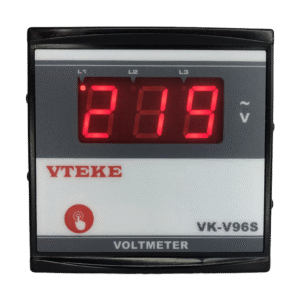 Three Phase Digital Panel Voltmeter 96 X 96 (1 display)